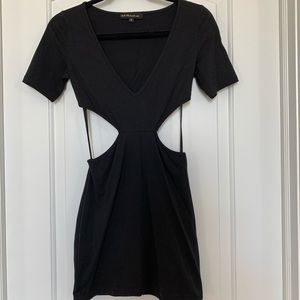 Akira cotton fitted cut out dress worn once!